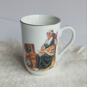 Vintage Norman Rockwell 1982 Memories Mug